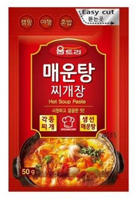 움트리 매운탕 찌개장, 50g, 40개
