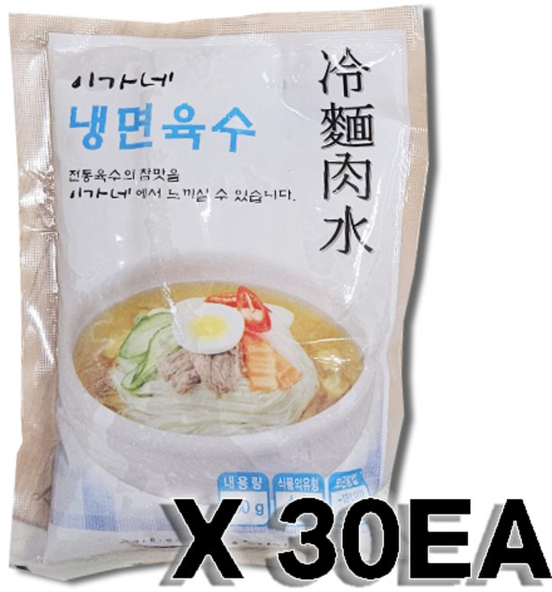 이가네 냉면육수(350g), 10.5kg, 1박스