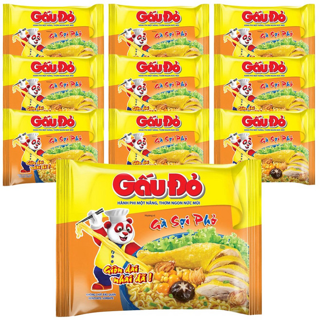 베트남 붉은곰 닭 쌀국수 Pho Ga Gau Do