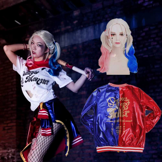 할로윈코스튬 할리퀸 코스프레 핼러윈 커플 cosplay