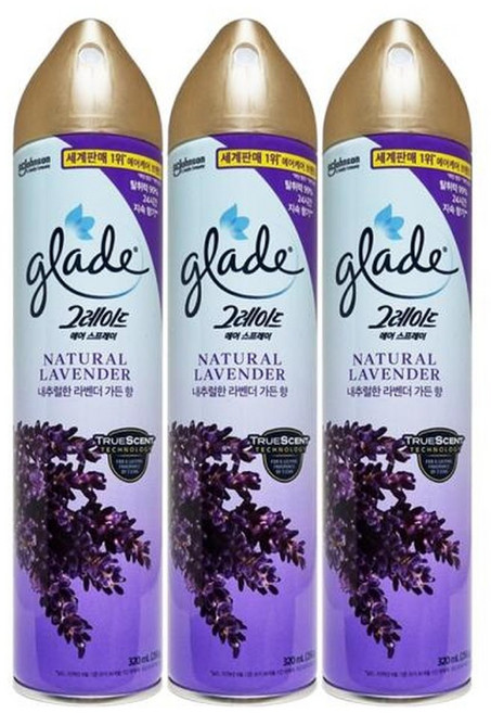 그레이드 방향 탈취제 미스트 내추럴한 라벤더향 320mL x 3개