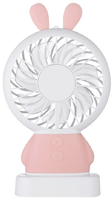 누아트 캐릭터 휴대용 선풍기, SMD-S5000R, 토끼(핑크)