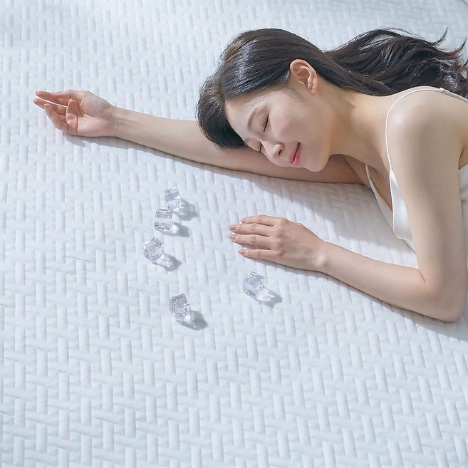 듀라쿨텍 여름 아이스 냉감패드 쿨매트, 화이트