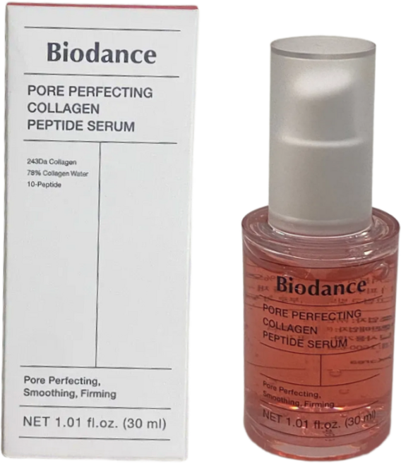 바이오던스 포어 퍼펙팅 콜라겐 펩타이드 세럼 모공 탄력 에센스 피부결 개선, 1개, 30ml