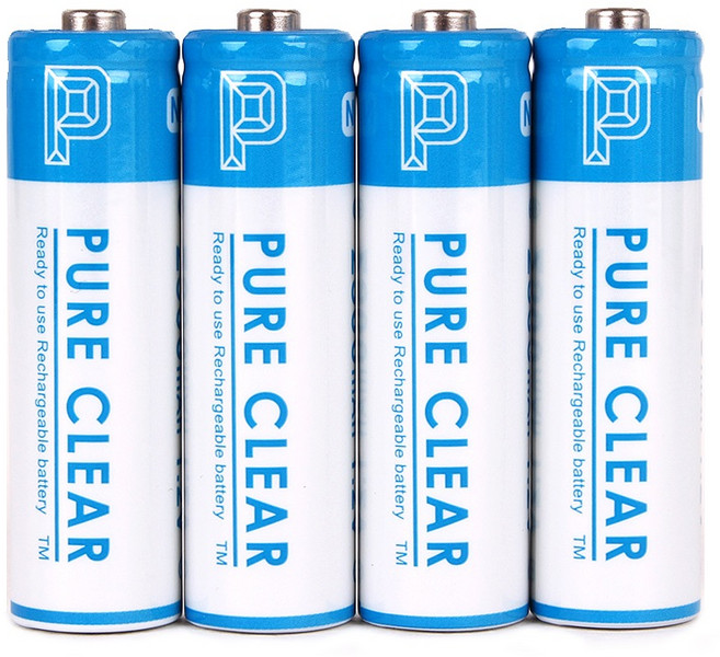 퓨어클리어 AA 2500mAh 4알 1세트 케이스포함, 4개입, 1개