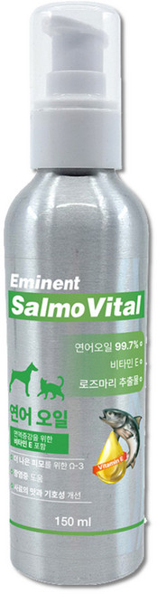 에미넌트 강아지 오메가3 연어오일 피부 심장 면역 영양제, 바이탈, 1개, 150ml