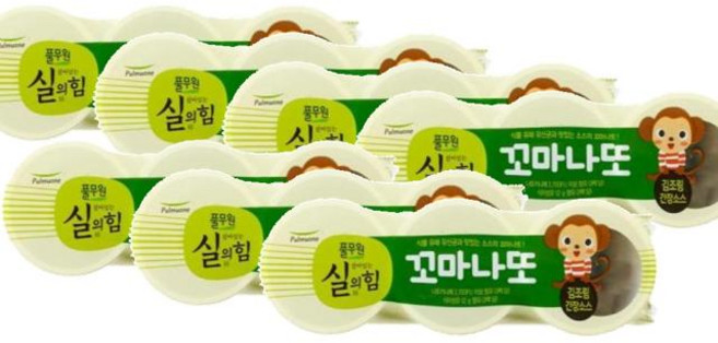 풀무원 꼬마나또 김조림 간장소스맛 3입, 7개, 89.7g