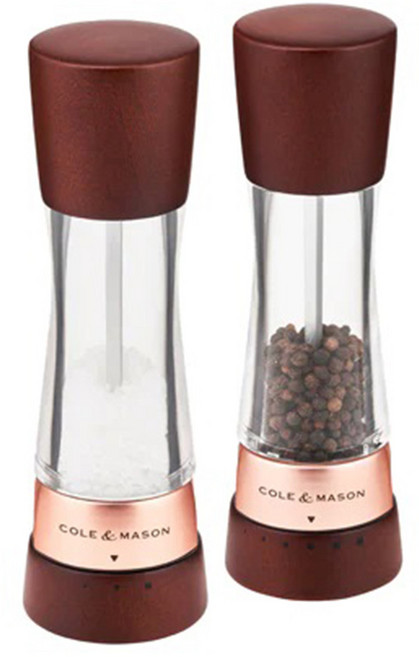 [콜앤메이슨] 더웬트 소금 후추 그라인더 선물 세트, 로즈골드, 1개