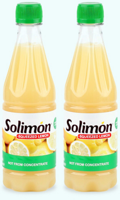 솔리몬 스퀴즈드 레몬즙 레몬원액, 500ml, 1개