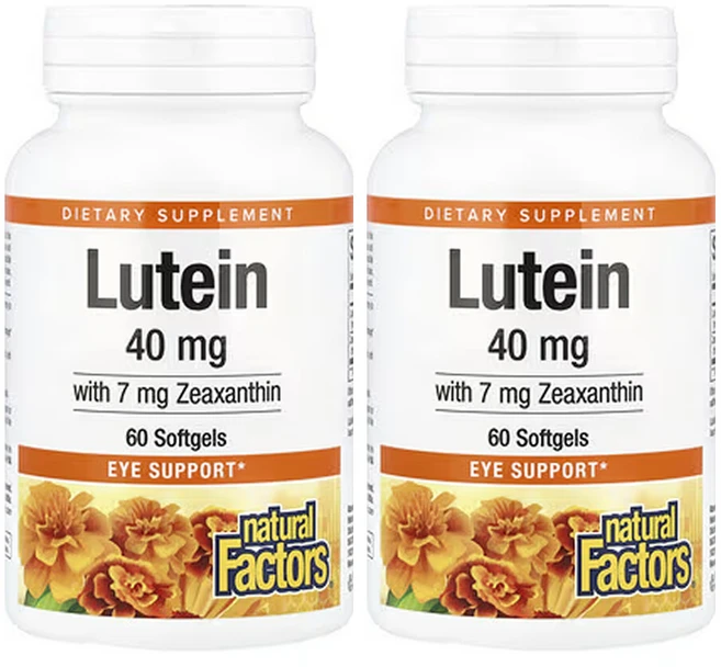네츄럴팩터스 루테인 40mg 소프트젤 60정, 2개 - 쿠팡