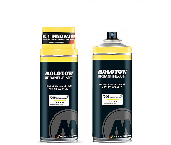 모로토우 어반파인아트 아크릴 스프레이 락카 UFA, 골드 이펙트 UFA-S417, 1개