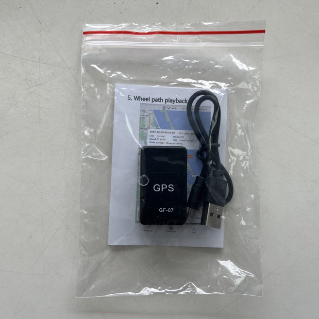 GF07 GPS定位器 無線寵物汽車防盜定位器, GF07袋裝, 1個