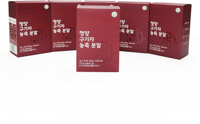 청양 구기자 농축 분말 6개월, 180개, 2g