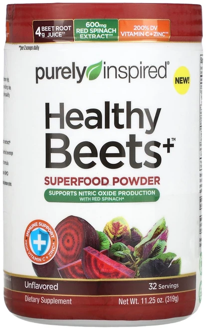 퓨얼리인스파이어드 Healthy Beets 플러스 슈퍼푸드 분말 무향 319g(11.25oz), 1개, 319g - 쿠팡