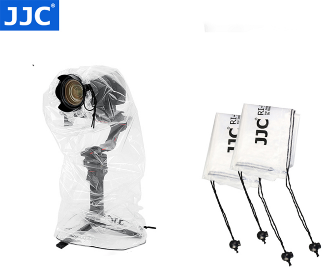 JJC 카메라 레인커버 RI-ST1 DSLR 방수 2개 렌즈 보호 스태빌라이저 덮개 라지 소니 캐논