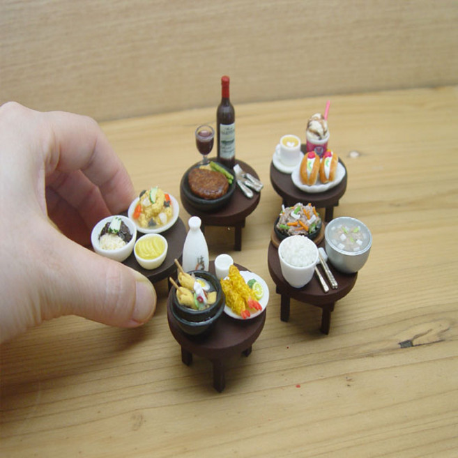 미니로 - [ 상과 음식을 선택해서 꾸미는 미니원형상 미니어쳐 상차림 ] 납골당 꾸미기 수제작 200가지 음식 선택가능, 93. 빵