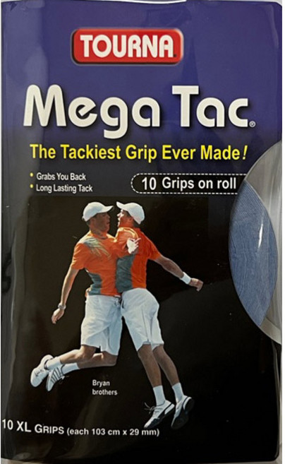 투나 MEGA TAC 메가텍 테니스 그립 10입, 블루, 1개