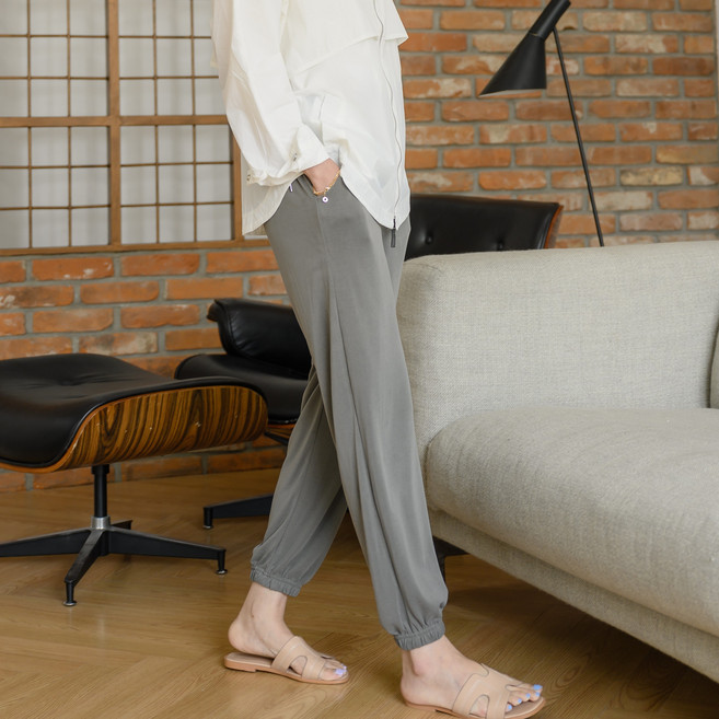 유니스 심플 모달 조거 쿨팬츠 (찰랑원단) 4컬러 요가바지