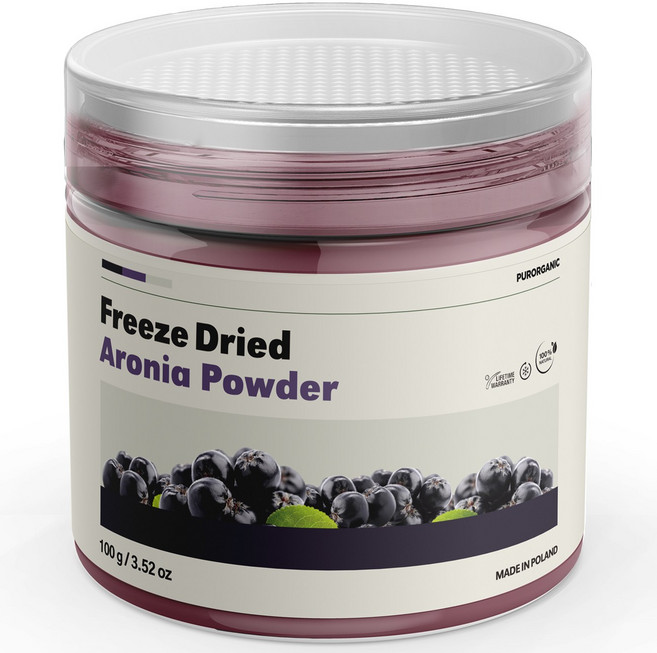 푸로가닉 폴란드산 프리미엄 동결건조 아로니아 파우더, 1개, 100g