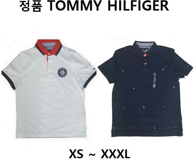 TOMMY HILFIGER 반팔 카라 티셔츠 고급라인 커플티(XS~XXXL)