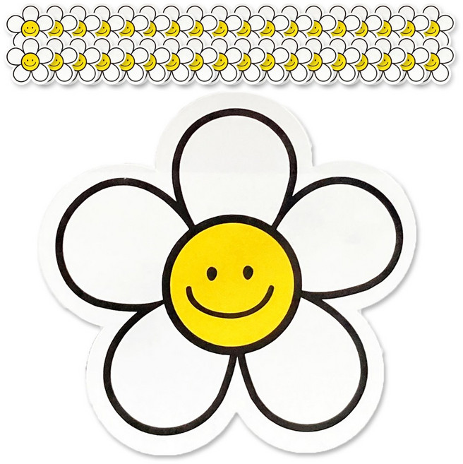 빅스마일 데이지스티커 스마일스티커, 100개