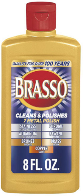 Brasso 다목적 금속 광택제 2660089334 8 oz, 1개