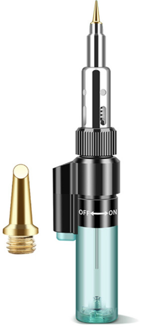 휴대용 가스 인두기 1300도 가스 충전식, 자동형