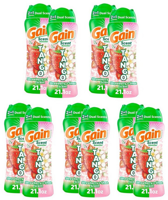 게인 인워시 센트 부스터 비즈 탱고 딸기 & 시어 598g, 10개
