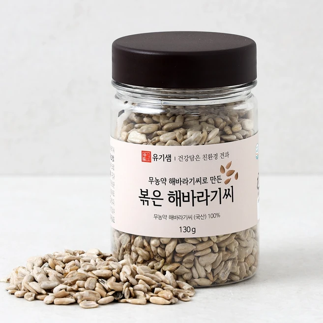 25년햇견과-국산 무농약 볶은해바라기씨 130g, 1개 - 쿠팡