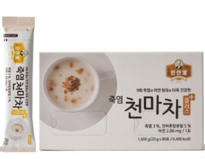 죽염 천마차 건강식품 간편한 식사대용 김영옥, 20g, 80개입, 20g, 1개