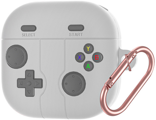 갤럭시 버즈4 / 버즈4프로 케이스 게임패드, 1개, 그레이, 갤럭시 버즈4프로 / 버즈4