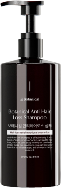 보태니컬 안티헤어로스 샴푸(탈모완화 비듬캐어), 1개, 300ml