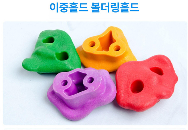 클라이밍 홀드 볼더링 핑거바 실내 훈련 오르기 연습, 더블홀 나사 포함 표준 점
