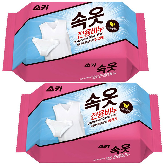 소키 속옷 전용비누, 150g, 2개