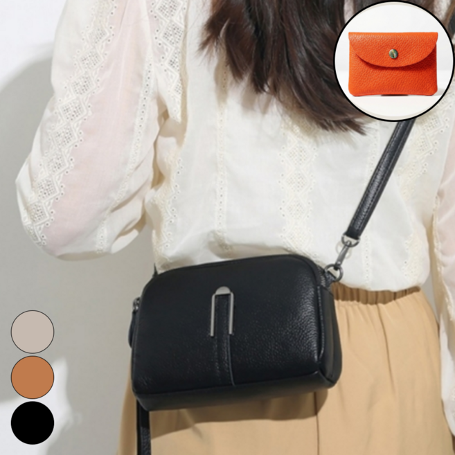 제이두두 소가죽 여성 미니크로스백 미니가방 JD11