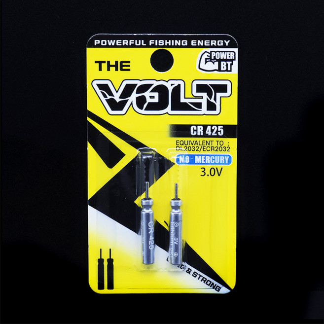 425배터리 2개입 볼트 전자찌 건전지 찌밧데리 집어등, 5개
