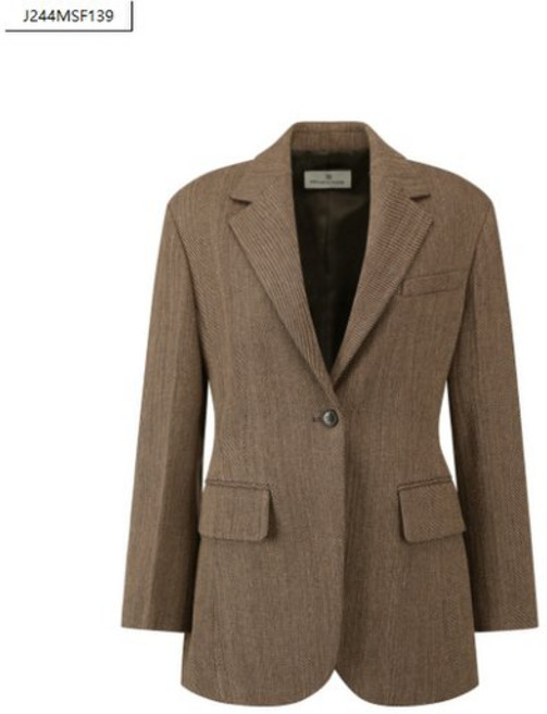 모조에스핀 여성 트위드 자켓 모 소재 정장 SET J244MSF139