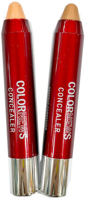 1+1 스틱 컨실러 코스앤코스제조 국산 기미 잡티 주근깨 점 커버, 21호+23호, 1개