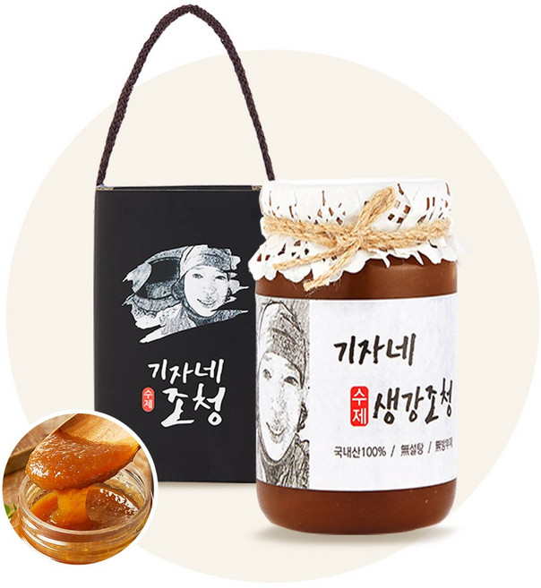 기자네 전통 수제 생강조청 700g 생강청 (+선물상자), 1개