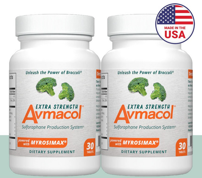 뉴트라맥스 엑스트라 스트렝스 아브마콜 설포라판 브로콜리 새싹 베타클루칸 4주분, 2개, 30, 30정