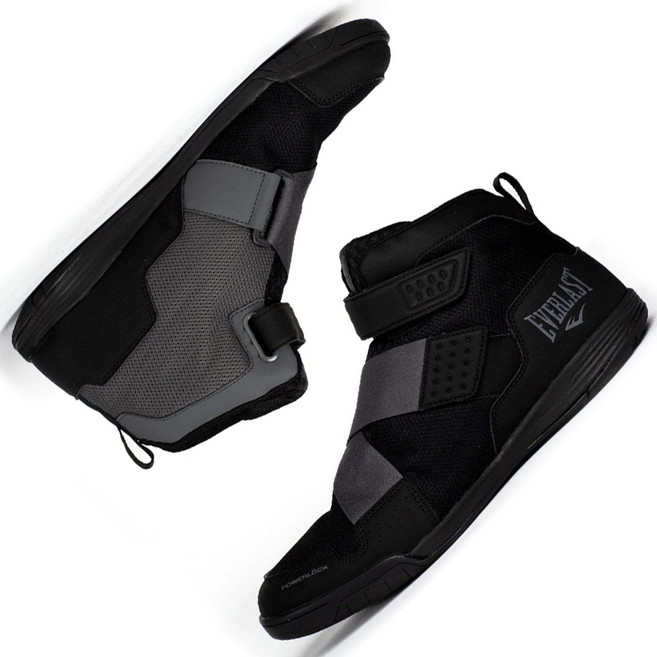 에버라스트 파워락 X 트레이너화 남성 복싱화 헬스 운동화 웨이트 트레이닝화 Black