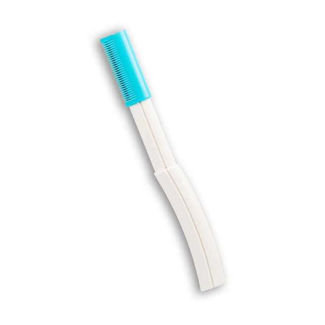 니켄 2way 눈썹정리 눈썹칼, 1개, 화이트