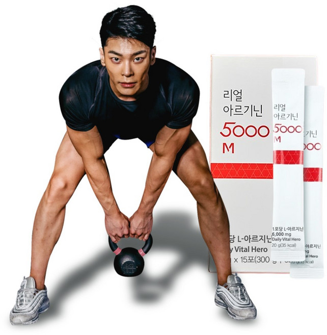 Real 아르기닌 엘아르기닌 L아르기닌 arginine, 300g, 6개