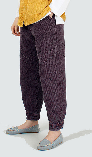 [조선클로젯] 2852춘추 여성 잔골 이중지 바지 생활한복 개량한복