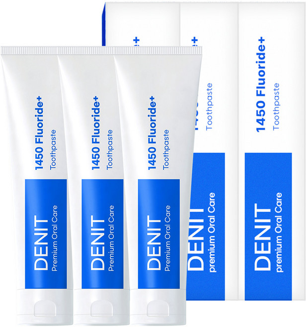치과용 충치예방 고불소 치약 덴잇 불소플러스 1450ppm, 3개, 100g