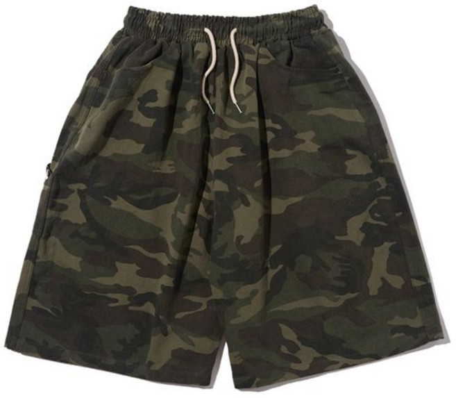 카고브로스 CAMO PATTERN BIO BERMUDA PANTS BLACK
