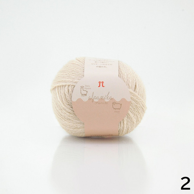 HAMANAKA Alpanika 頂級小羊駝毛線 (50% Baby Alpaca), 2, 1個