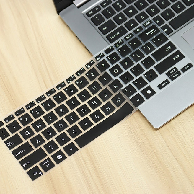 Zenbook A14 OLED UX3407 UX3407Q UX3407QA UX 3407 QA 14인치 TPU 노트북 키보드 커버 보호 필름, black, 1개