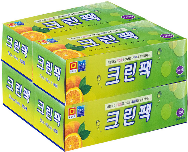 모두사 남영 위생백 25cm X 35cm 100매 중형 4개입, 중(M), 4개, 100개입