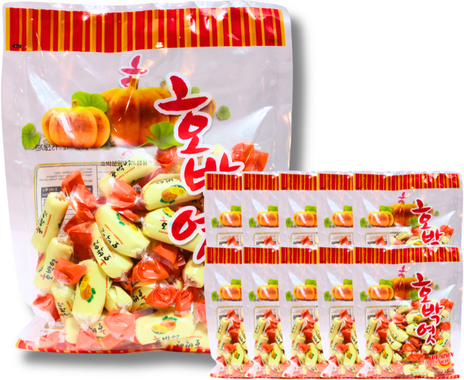 더식품 호박엿, 10개, 250g